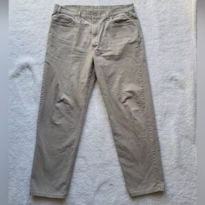 Vintage Levi's 550 Jeans Mens 40x32 Beige Denim Relaxed Fit Y2K Made In USA